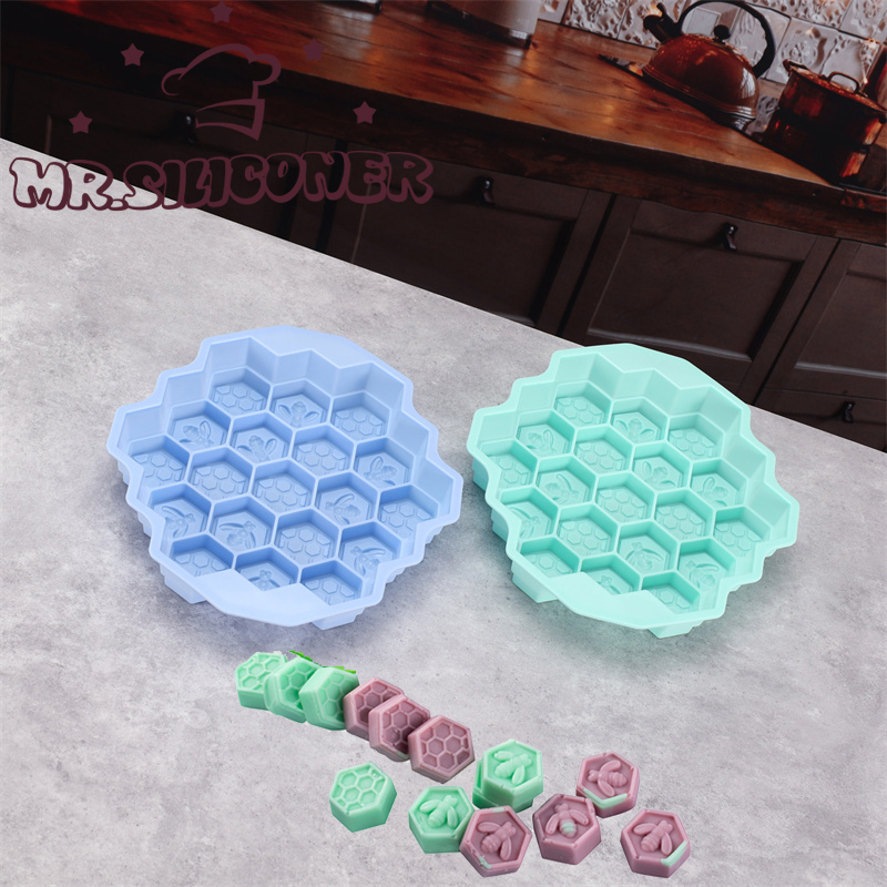 Soap Making Party - Honeycomb Silicone Bolo e Chocolate Soap