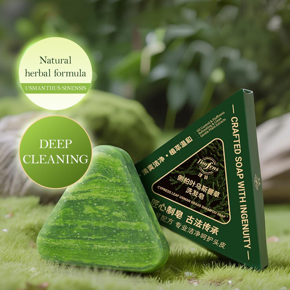 Castor Oil Soap - Usman Grass Shampoo Sabonete Folha de