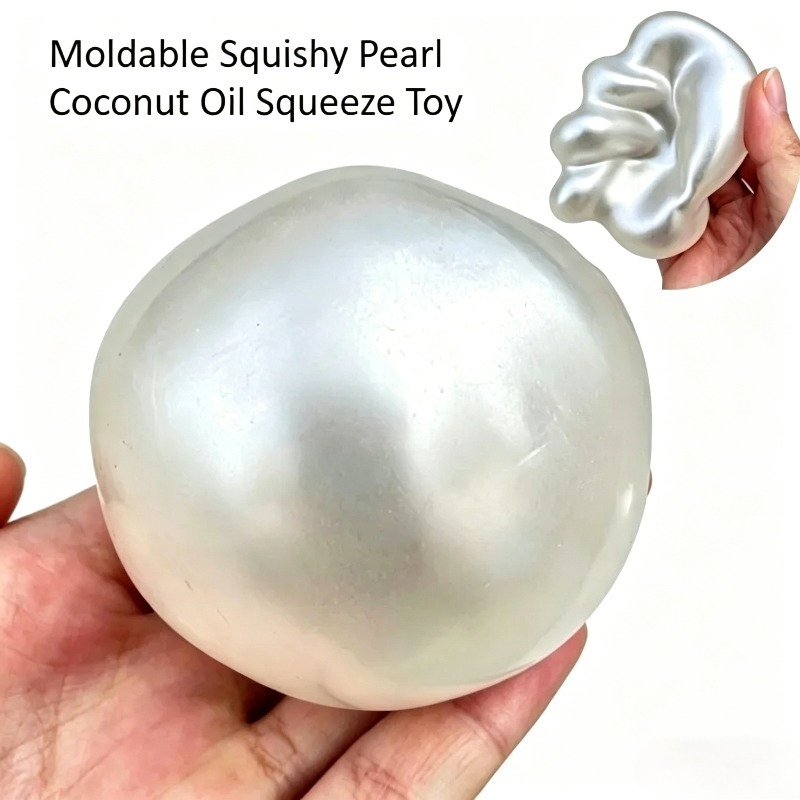 Coconut Oil Refined - Brinquedo Moldável Squishy de Óleo de
