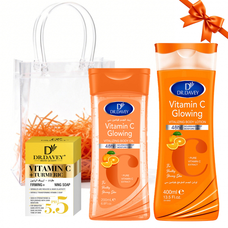 Castor Oil Soap - DR.DAVEY VITAMINA C Conjunto de Cuidados