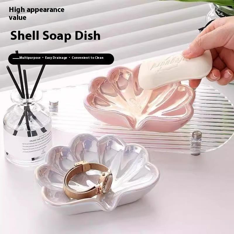 Soap Dish Draining - 1/2 Peças Saboneteira em Formato de