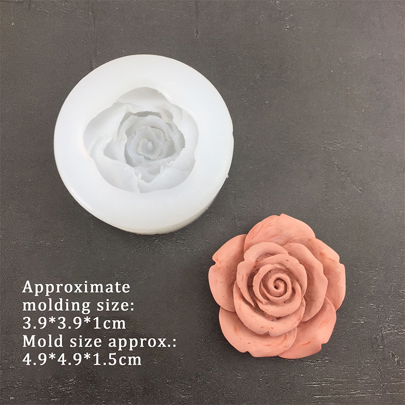 3D Rose Flower Shape Silicone  - Soap Making Party avaliação e preço