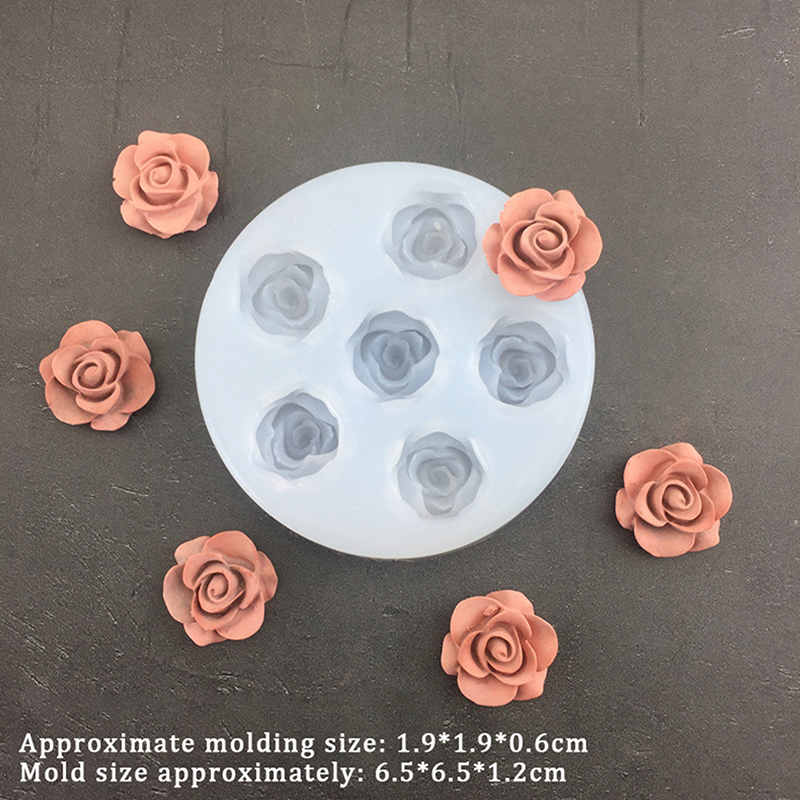 3D Rose Flower Shape Silicone  - Soap Making Party avaliação e preço