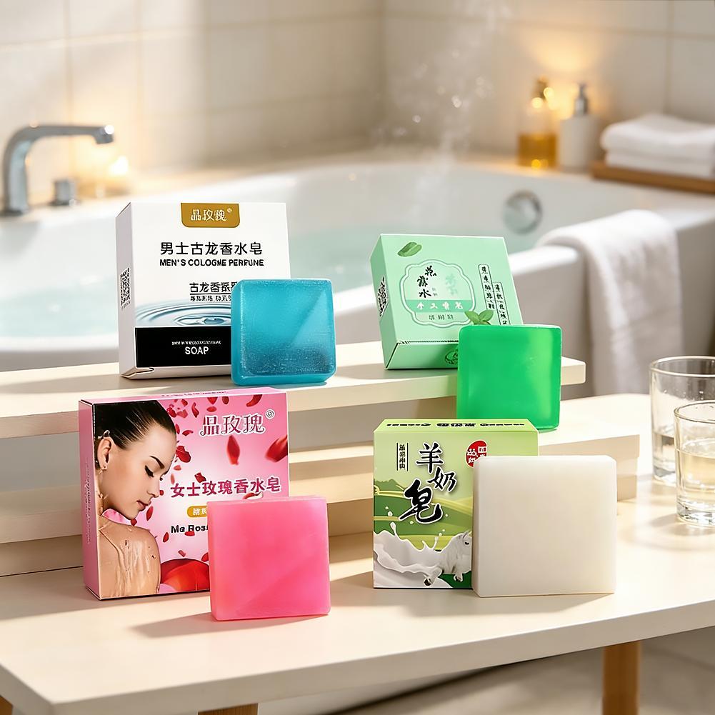 Conjunto de 4 peças de sabonet - Soap Making Goats Milk avaliação e preço