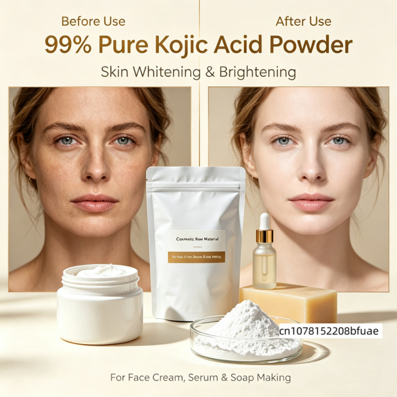 Pó de Ácido Kójico 99% Puro pa - Soap Making Acid avaliação e preço