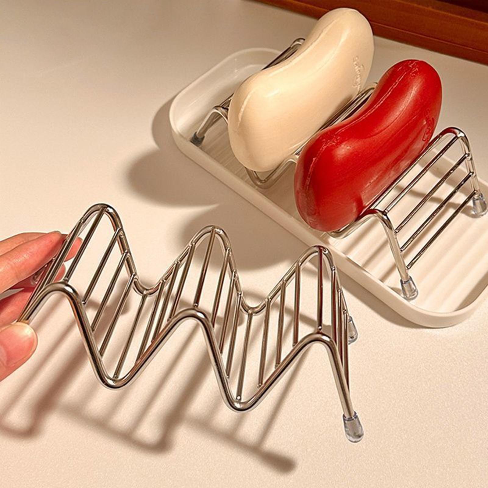 Suporte de saboneteira em aço  - Soap Dish Draining avaliação e preço