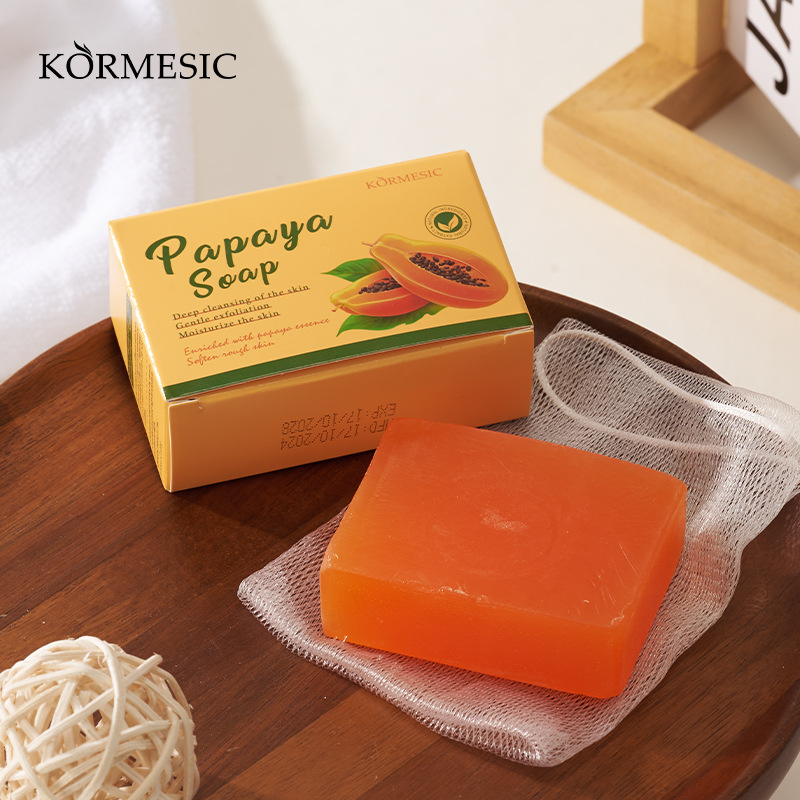 Sabonete de mamão feito à mão, - Castor Oil Soap avaliação e preço