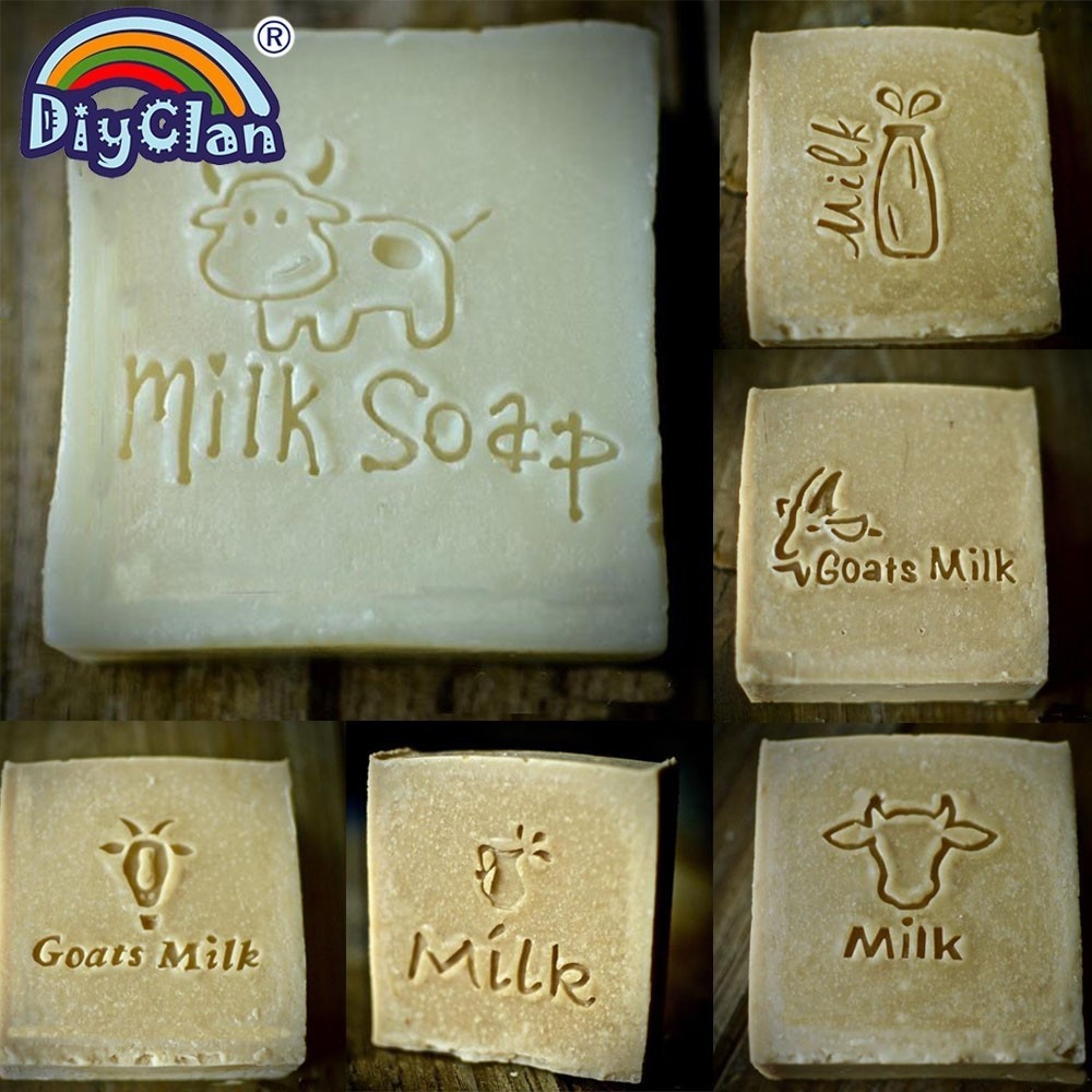 Carimbo de sabão de leite natu - Soap Making Goats Milk avaliação e preço