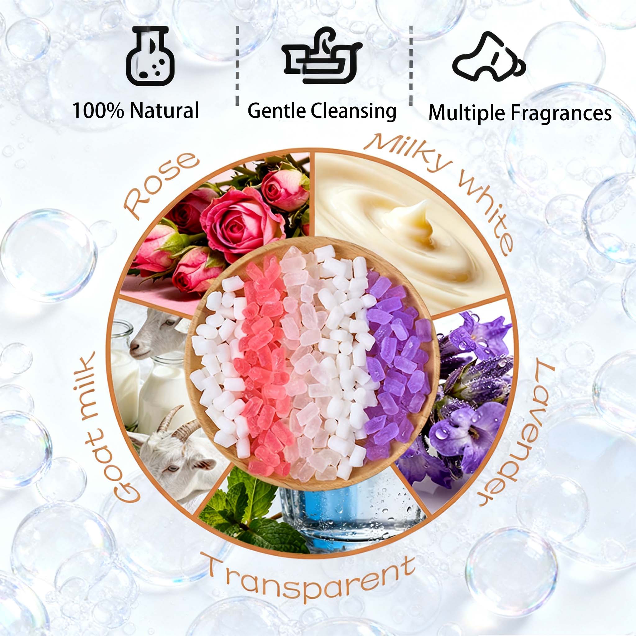 200g cor base de sabão diy aro - Soap Making Goats Milk avaliação e preço