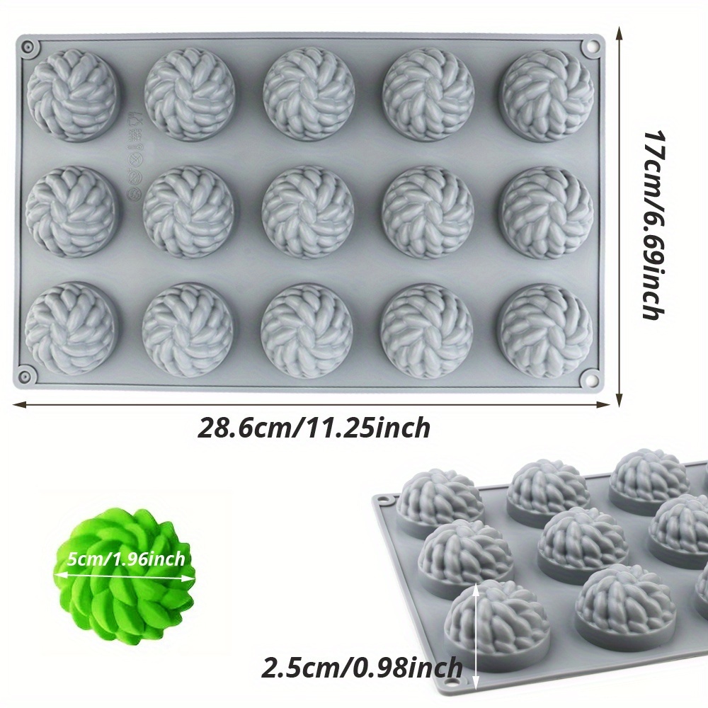 1 Forma de Bolo Santa Ana Flor - Soap Making Raw Material avaliação e preço