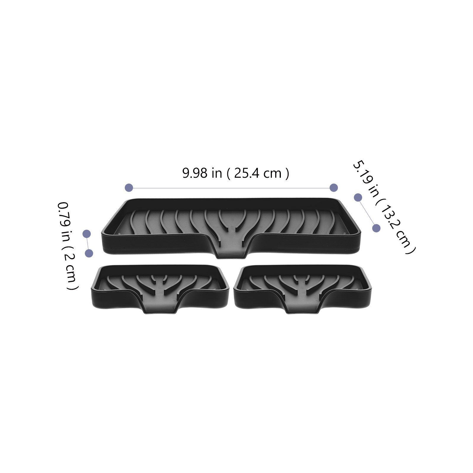 Kit 3 Peças: Saboneteira de Si - Soap Dish Draining avaliação e preço