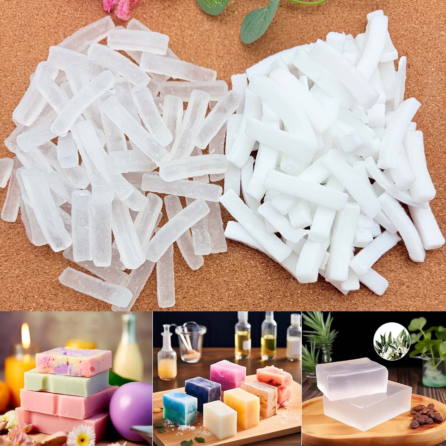 250g de Base de Sabão Transpar - Soap Making Kit Organic avaliação e preço