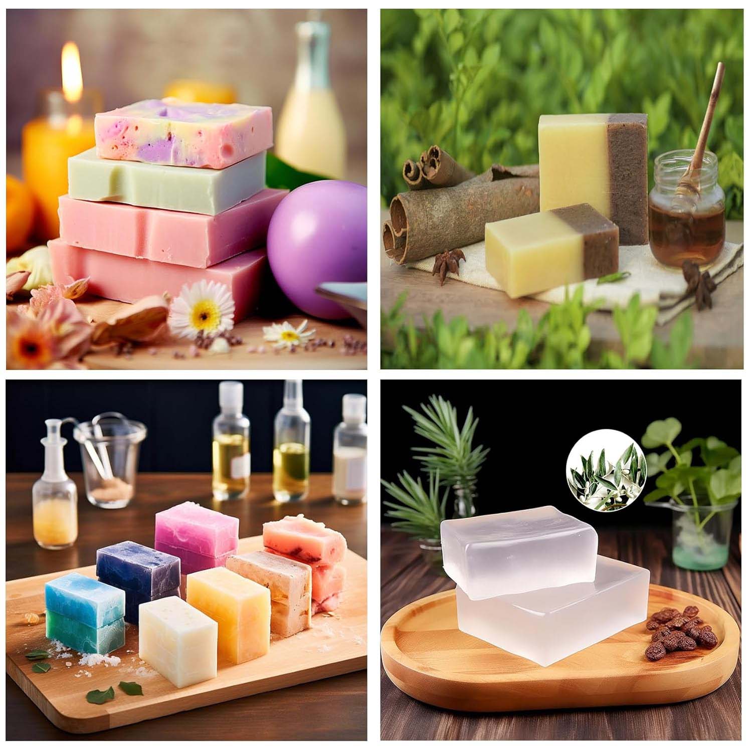 250g de Base de Sabão Transpar - Soap Making Kit Organic avaliação e preço