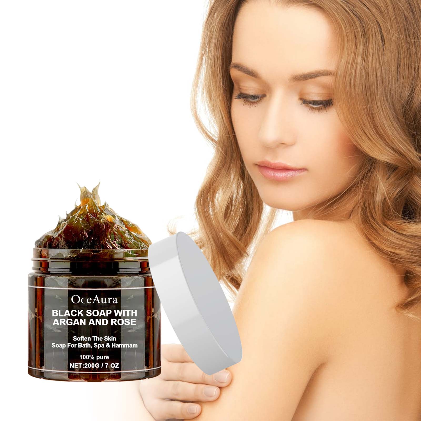Sabonete Preto OCEAURA com Arg - Castor Oil Soap avaliação e preço