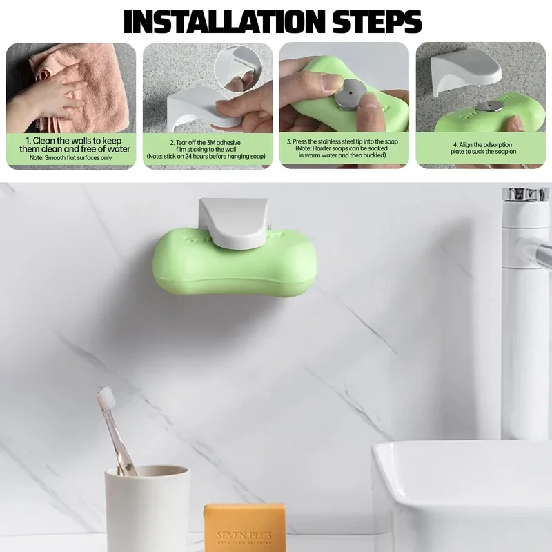 Suporte Magnético para Sabonet - Soap Dish Draining avaliação e preço