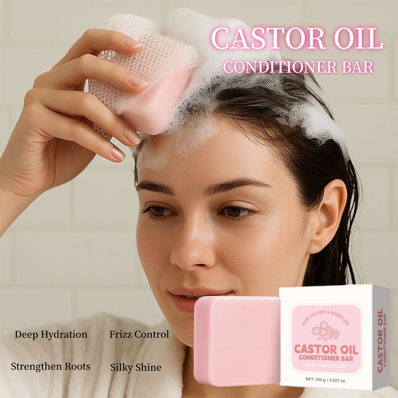 Barra de sabão condicionador d - Castor Oil Soap avaliação e preço